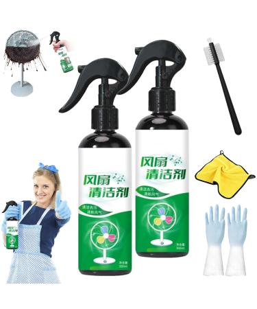 Evarisy Effective & Multi-Function Fan Cleaner Spray Fan Cleaning Spray Fan Cleaner For Standing Fan Spray Electric Fan Spray Cleaner Fan Cleaning Spray for All Types of Fans (2PCS)