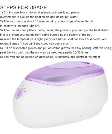 Machine cire de paraffine chauffe-cire de paraffine doublure en alliage d'aluminium solide et robuste pour les mains et les pieds pour salon de beaut pour la maison (#2) - Buy Online on GoSupps.com