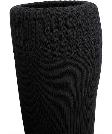 CWVLC Soccer Socks - Team Sport Knee High Socks for Adult Youth Kids | 3-Pair Black Medium - Buy Online on GoSupps.com