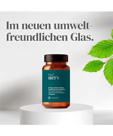 Sanopoly Priosa Nerve I 70 Capsules | Vitamin B6 & B12 for Nervous System Support | Premium Dietary Supplement - Buy Online on GoSupps.com