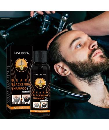 Buy Ximan Beard Color for Men - 30ml Herbal Black Dye Shampoo | Permanent Mustache Coloring & Beard Cleaning Solution - Buy Online on GoSupps.com
