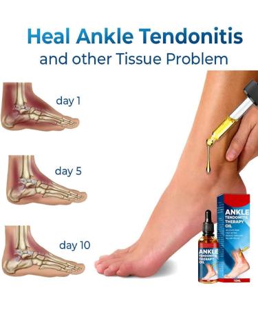 Ankle Therapy Oil for Pain Relief and Swelling Treatment - Joint & Muscle Pain Relief Gel for Swollen Feet and Ankles - Buy Online on GoSupps.com