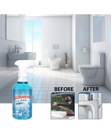 Bolac bathroom cleaner Bolac bathroom foam cleaner Foam spray cleaner multi-functional no-rinse cleaning spray 100ml suitable for glass mirrors bathtubs toilet 1pcs - Buy Online on GoSupps.com