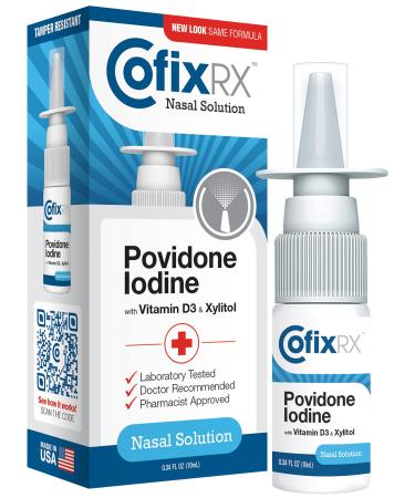 CofixRX Antiviral Nasal Spray and Immunity Boost 10ml Bundled with a Tea Tree Oil Eyelid Wipe