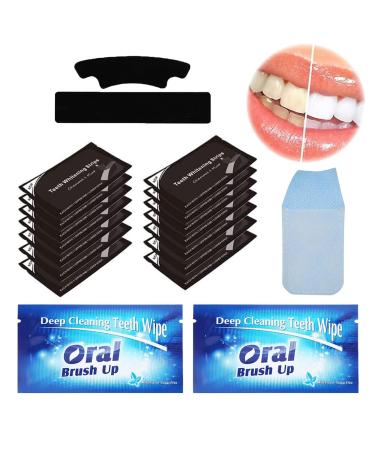 Teeth whitening strips tooth whitening whitening strips tooth whitening strips 7 pairs of teeth lighten effective against yellow teeth tooth white with 2 one-way finger toothbrush