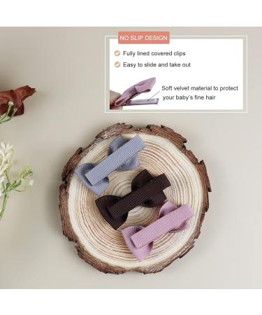 Baby Hair Clip 2 Inch Hair Bows Baby Girls Hair Accessories Fully Lined Barrettes for Girls Toddlers Infants Kids - Buy Online on GoSupps.com