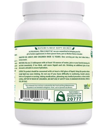 Herbal Secrets Whole Psyllium Husk Powder Supplement | 5 Grams per Serving | Non-GMO | Gluten-Free | Made in USA (24 Oz Unflavored) Unflavored 1 Ounce (Pack of 1) - Buy Online on GoSupps.com