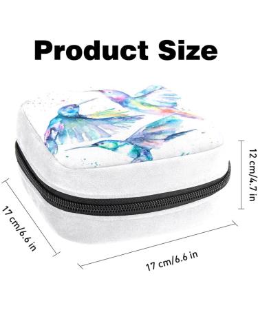 GIAPB Sanitary Napkin Storage Bag Period Bag Tampon Bag Makeup Bag Pad Pouch Colorful Bird Color2796 - Buy Online on GoSupps.com