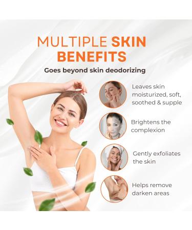 Persimmon Soap Bar - Natural Deodorant for Body Odor Control with Goat Milk | Skin Brightening & Purifying Body Wash for Men & Women - Buy Online on GoSupps.com