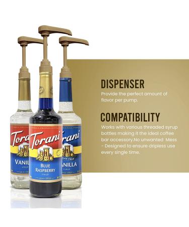 Pumpkin Pie Coffee Syrup 25.4oz Bottle with Gold Pump Dispenser by Grateful Grocer - Buy Online on GoSupps.com