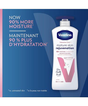 Vaseline Intensive Care Mature Skin Rejuvenation Body Lotion 600ml - Nourish & Hydrate Your Skin | Buy Internationally - Buy Online on GoSupps.com