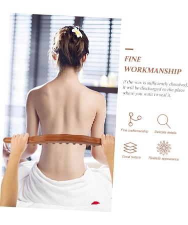 Gleavi 5-Stage Wooden Massage Roll Rod with 20 Balls - Portable Gua Sha & Head Massage Device for Full Body Relief - Buy Online on GoSupps.com