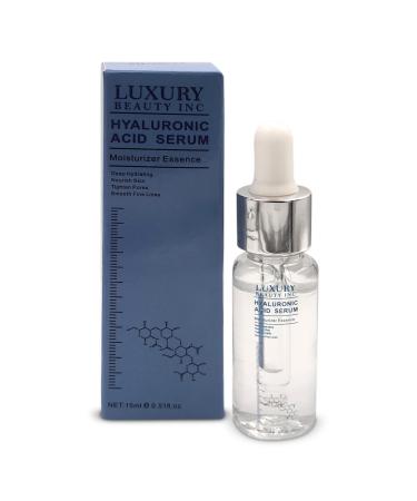 Inc 4D Hyaluronic Acid Facial Serum 15ml: Anti-Aging Moisturizer & Skin Care Solution Reduce Eye Bags Dark Spots & Fine Lines Tightening Sagging Skin Firming Wrinkles