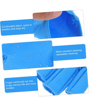 HONMEET 1 Pair Nail Gloves UV Protection Glove Fingerless Anti Glove Nail Dryer Anti Glove Hand Gloves for Protection Nails Tools Skin Care Glove Mittens Nail Art Tools Gel Elastic Spandex 20X8X0.4CM - Buy Online on GoSupps.com