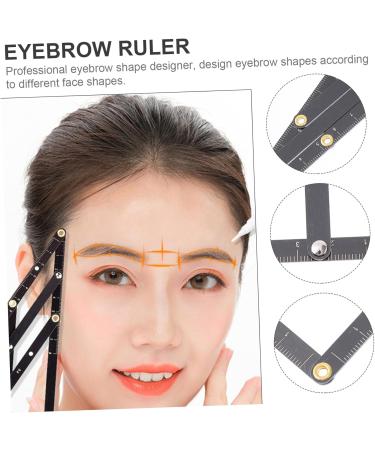 Balacoo 3pcs Eyebrow Scale Makeup Tools Brow Mapping Tool Measuring Tool Eyebrow Shape Eyebrow Pencil Miss 1 count (Pack of 1) Blackx3pcs - Buy Online on GoSupps.com