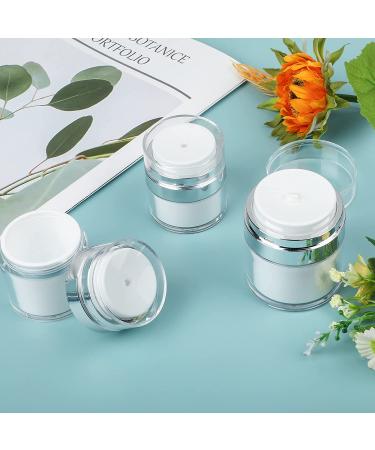 2PCS Cream Jar Vacuum Bottle 30ml Refillable Cosmetic Air Pump Jars - Portable Travel Container for Lotions & Creams - Buy Online on GoSupps.com