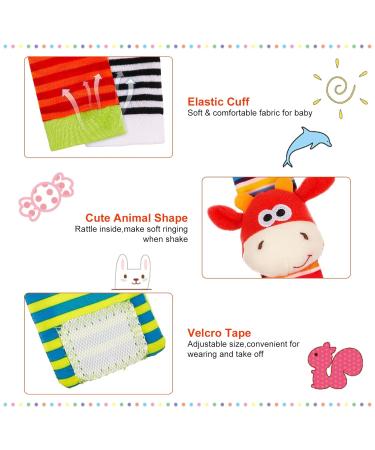 TagarMuser Racial Socks for Babies | 4-Pack 0-6 Months | Unique Baby Gifts & Rattle Toys - Buy Online on GoSupps.com