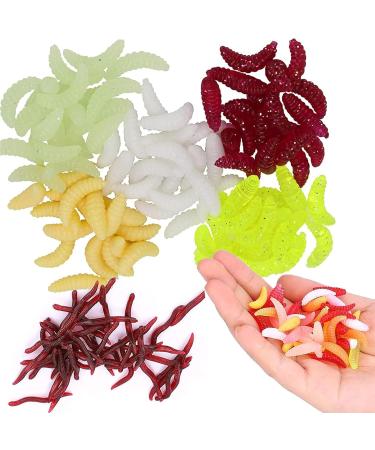 225 Pieces Premium Soft Plastic Worm Fishing Baits Set - High-Quality Trout & Angel Bait for International Shipping - Buy Online on GoSupps.com