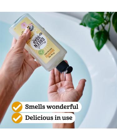 Marcel's Green Soap - Shampoo - Vanilla and Cherry Blossom Scent Enriched with Natural Oils 97% Natural 98% Biodegradable Vegan 300ml - Gentle Care for Hair and Planet - Buy Online on GoSupps.com