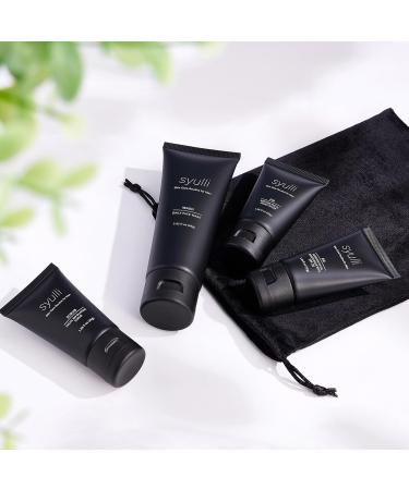 Men's Skin Care Kit - Includes Cleanser Scrub Sunscreen - Gentle Daily Cleansing Moisturizing & Oil Control - 4 Step Routine - Buy Online on GoSupps.com
