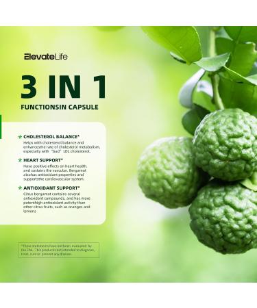 ElevateLife Citrus Bergamot 1400mg 120 Capsules  - Buy Online on GoSupps.com