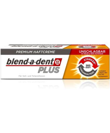 Blend-a-Dent Plus Best Hold Premium Adhesive Cream 40g - Long-Lasting Denture Fixative for Secure Fit | International Shipping Available - Buy Online on GoSupps.com