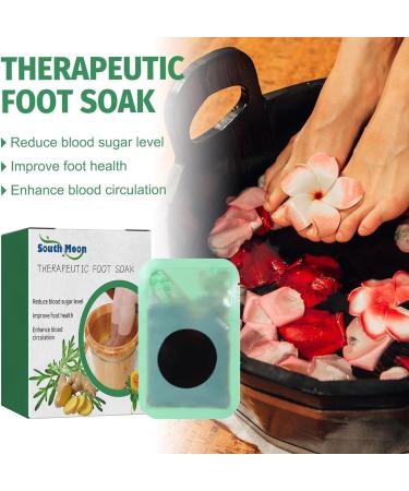 Lymphatic Drainaage Ginger Foot Soak 10 Pcs Healthy Foot Spa Soaks Anti Sweling Relaxing Foot Soak Soothing Foot Soaks with Organic Ingredients Natural Foot Soak for Warming Body - Buy Online on GoSupps.com