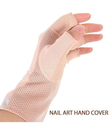minkissy 1 Pair Gel Manicure Gloves Half Finger Gloves Nail Uv Gloves Hand Protective Gloves Golf Glove Manicure Gloves Anti Uv Nail Art Accessory Sun Protection Nail Cotton - Buy Online on GoSupps.com