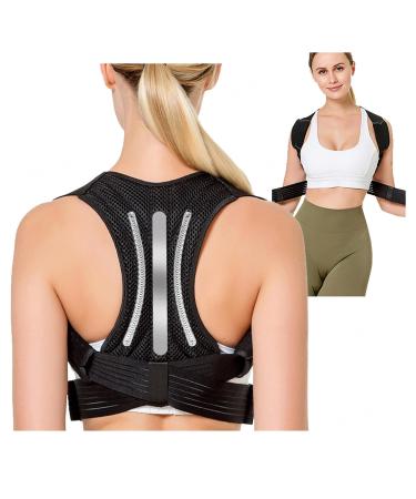 Meltor posture correction back men back straight holder breathable light and adjustable back support improvement in posture for women and men M