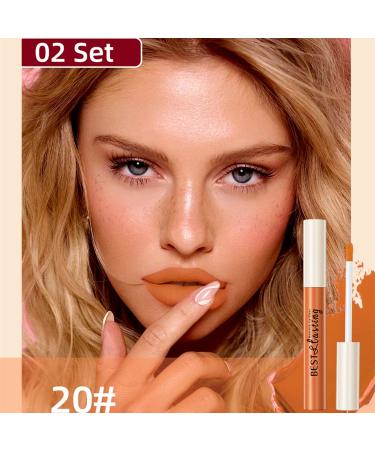 Melemando 12Pcs Matte Liquid Lipstick Set - Waterproof & Quick-drying Lip Gloss Kit for Girls and Women (02) - Buy Online on GoSupps.com