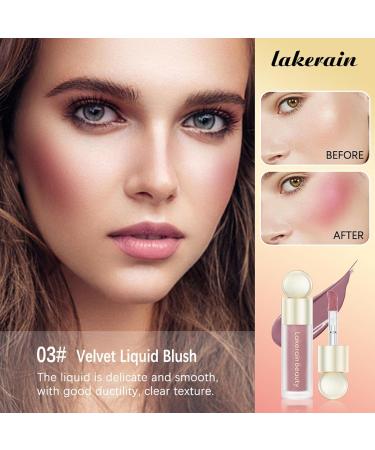 Cream Blush Natural Looking Blush Cream Lightweight Soft Cream Blush Makeup Matte Blush and Lip Paint Velvet Mousse Texture Cle-ca 3# - Buy Online on GoSupps.com