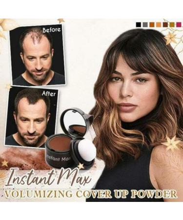 PETSBURG InstantMax Volumizing Cover Up Powder Root Concealer Root Touch Up Hair Loss Concealer to Cover Up Roots (Black) - Buy Online on GoSupps.com