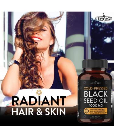 Black Seed Oil 2 Pack - 120 Softgel Capsules (Non-GMO & Vegetarian) - Premium Cold-Pressed Nigella Sativa - Pure Black Cumin Seed Oil - Buy Online on GoSupps.com