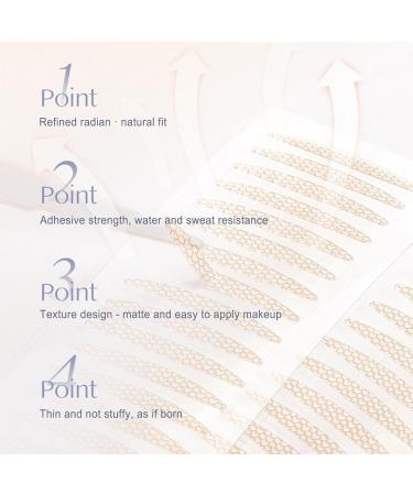 Double Eyelid Tape | Natural Fiber Eyelid Lifter Strips Instant Eyelid Lift Water Resistant Eye Lift Strips Long Wear Natural Fiber Eyelid Tape For Single Eyelid Hooded Eyes - Buy Online on GoSupps.com
