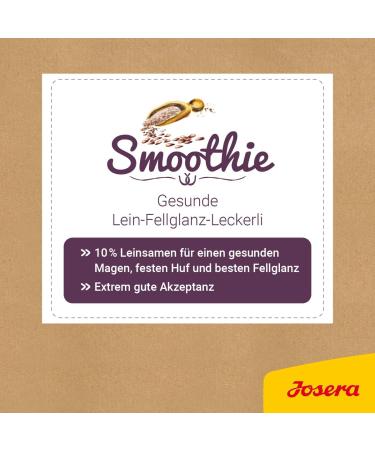 JOSERA Smoothie Horse Treats - Healthy Flax-Coat Shine (900g) | High Acceptance | International Shipping Available - Buy Online on GoSupps.com