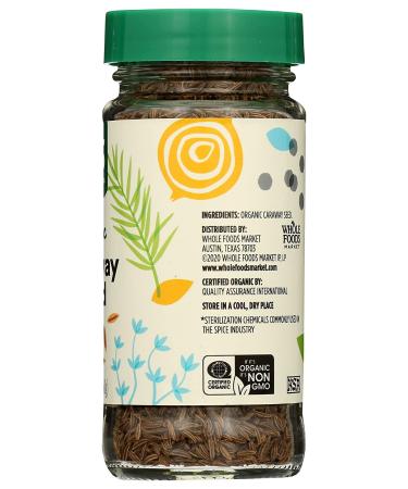Whole Foods Market Caraway Seed Organic 1.76 oz - Premium Quality Spice - Buy Online on GoSupps.com