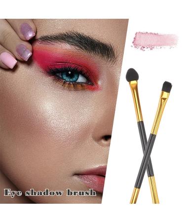 Buy SOLUSTRE 20Pcs Double-Sided Makeup Brush Set | Professional Dual-Ended Eye Shadow Tools for Flawless Makeup Application - Buy Online on GoSupps.com