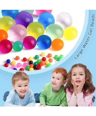 500PCS Large Water Gel Beads - Non-Toxic Sensory Balls for Kids and Plants - Rainbow Mix for Wedding Decor - Color Mixing-500Pcs - Buy Online on GoSupps.com