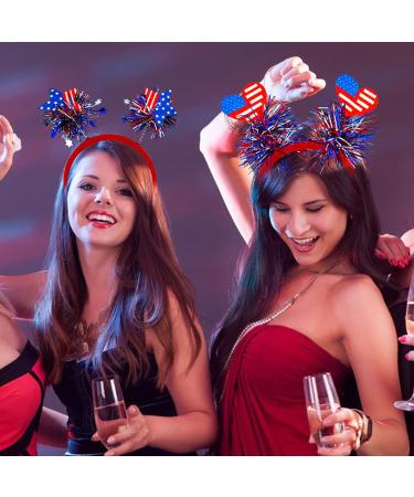 4th of July Heart Headband - Patriotic Hair Accessories for Women - Buy Online on GoSupps.com
