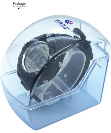 Visionu Nergo Talking Watch for Blind & Visually Impaired - Ideal Gift for Children & Seniors - Black Electronic Sports Watch - Buy Online on GoSupps.com