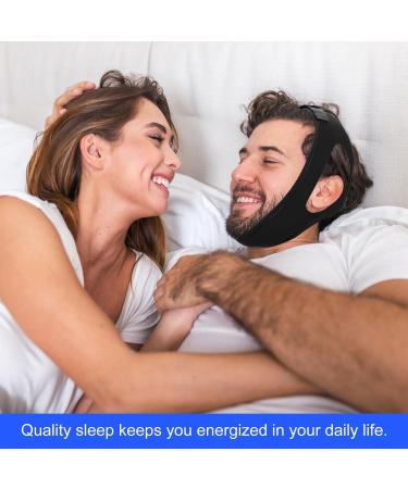 Airflow Jaw Strap Veralabs Airflow Chin Strap Air Flow Jaw Strap Breathable Stop Snoring Chin Strap Adjustable Chin Sleep Strap to Keep Mouth Closed for Men and Women (Balck) - Buy Online on GoSupps.com
