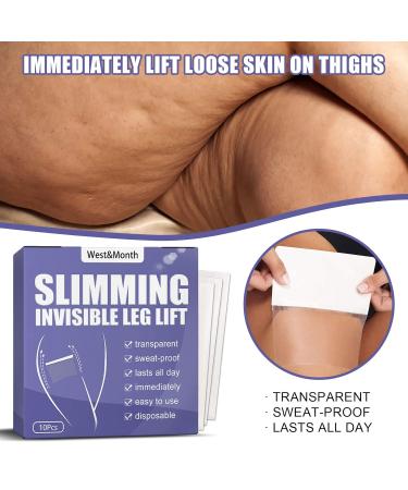 Thigh Lift Tape Transparent Lifting Adhesive Bandage for Sagging Skin | Waterproof & Ultra Thin | 20pcs Disposable Stickers - Buy Online on GoSupps.com