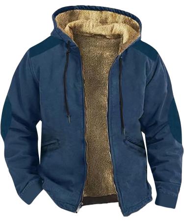 Hanxiulin Men's Oversized Fleece Hoodie Jacket - Breathable Plush Winter Coat & Sweatshirt - Buy Online on GoSupps.com