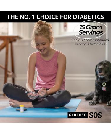 Glucose SOS Glucose Powder Packets with Natural Dextrose, Fast-Absorption That Instantly Dissolves in Your Mouth with No Water Needed, Sweet & Tangy 6 Servings 0.55 Ounce (Pack of 6) Sweet & Tangy - Buy Online on GoSupps.com