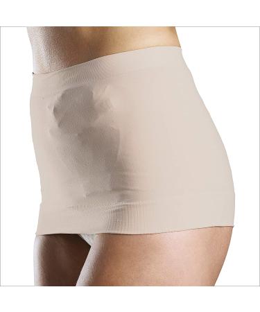 Corsinel StomaSafe Plus Ostomy/Hernia Support Garment Light 3216 by TYTEX (Beige, S/M) 33.5" - 44" Hip Circumference Beige Small/Medium (Pack of 1)
