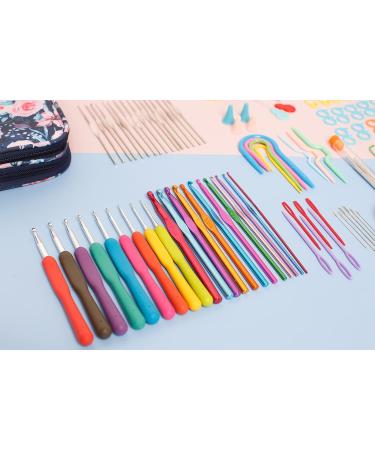 Sopena 115-Piece Crochet Hooks Set with Storage Case and Accessories Ideal for Beginners and Experienced Crochet Enthusiasts - Buy Online on GoSupps.com