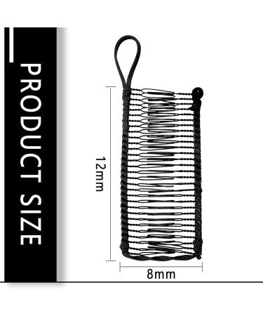 2 PCS Banana Hair Clips Large Size Stretch Banana Clip 30 Teeth Vintage Clincher Combs Non Slip Banana Clip Black Banana Hair Grips Elastic Banana Hairpin for Women Natural Thick Hair Curly Hair - Buy Online on GoSupps.com