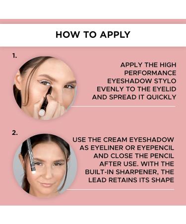 Artdeco High Performance Eyeshadow Stylo - 3 in 1 Eyeshadow Pen Eyeliner & Kajal - Black - 1.4g Pack - International Shipping Available - Buy Online on GoSupps.com