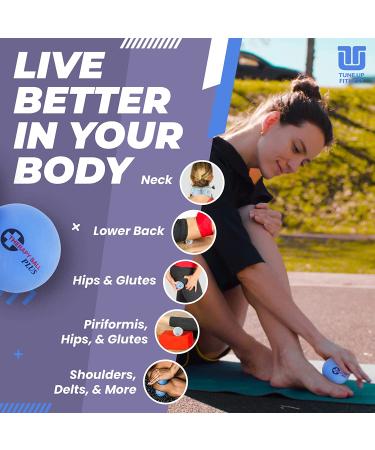 Tune Up Fitness Therapy Ball PLUS Pair - Lacrosse Ball Upgrade for Myofascial Release & Pain Relief - Buy Online on GoSupps.com