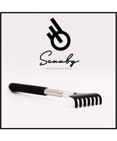 SCUUBY Telescopic Back Scratcher - High-Quality Stainless Steel Extends to 68cm | Perfect for Relieving Itch | Durable & Ergonomic Design - Buy Online on GoSupps.com